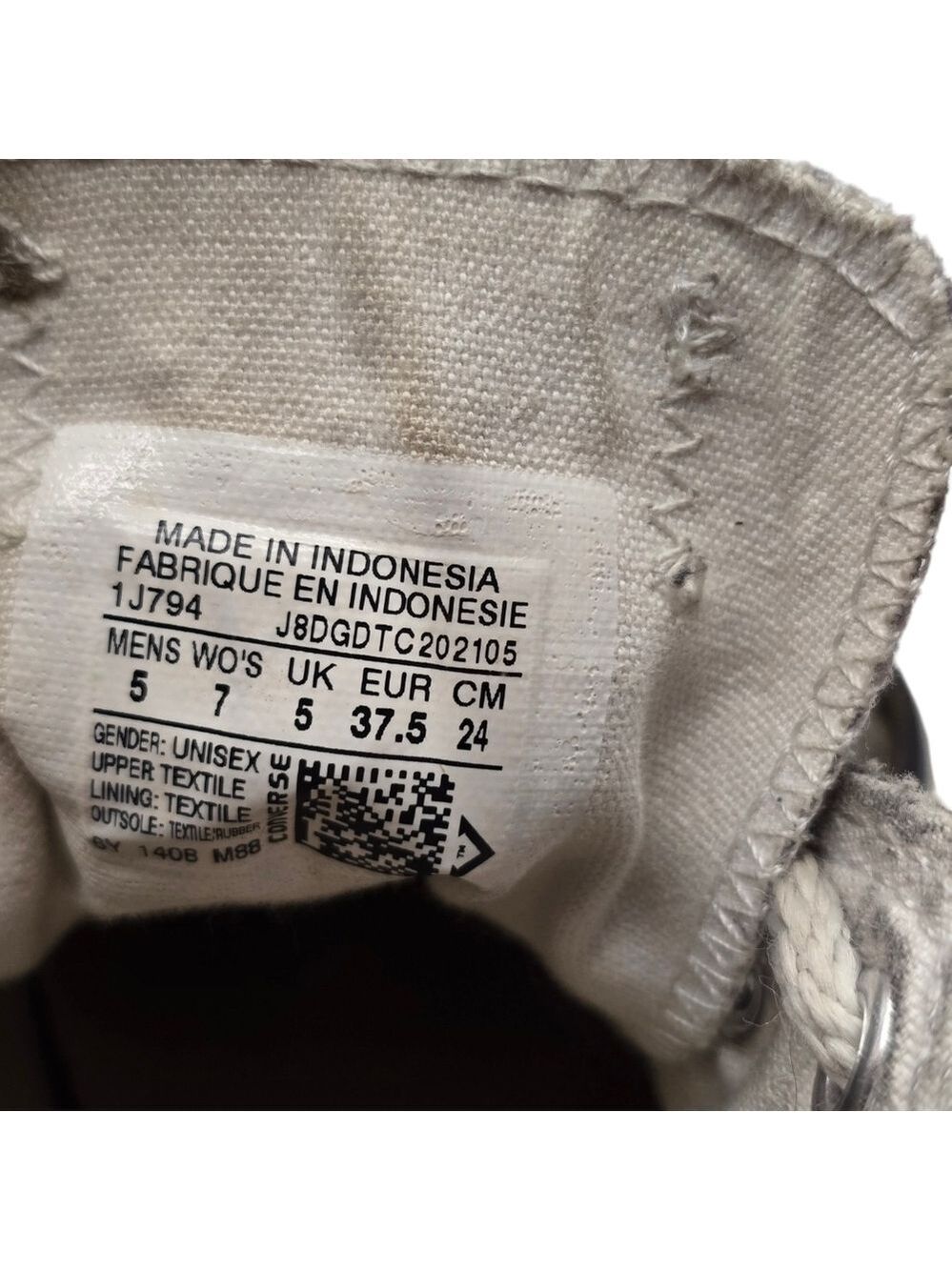 Converse Low Top Gray Unisex Shoes - Picture 8 of 8